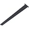 Ekena Millwork 2 1/2"W x 34"D Countertop Island Steel Heavy Duty Bracket w/ Flange, Powder Coated Black BKTM02X34IBPBL - alternate 9